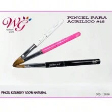 PINCEL #16 PARA ACRILICO - Rosa - Ver 2