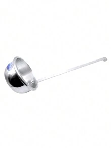3 Serving Ladles 12 Cm In Diameter, Made Of Aluminium, 42 Cm Long, Excellent Quality And Durability. - Light Grey - View 3