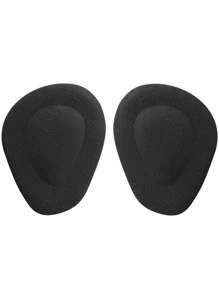 1 Pair Unisex Transparent Silicone Heel & Forefoot Cushion Pad For Comfy & Fashionable Shoe Insert