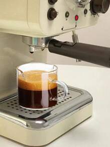 1 件带刻度的双口玻璃量杯、带手柄的双嘴玻璃咖啡杯、浓缩咖啡小杯、双嘴量杯、浓缩咖啡杯、牛奶杯、酱汁杯、V 口咖啡杯、带手柄的咖啡杯、咖啡杯 - 無色 - 查看 4