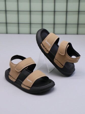 1 par de sandalias casuales versátiles de moda para niños, sandalias deportivas suaves, cómodas y antideslizantes para niños y niñas, calzado para niños pequeños