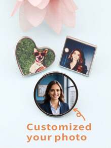 1/3/5 Stücke, gestalten Sie Ihr eigenes Design Button Anstecker Pin mit individuellem Text/ Logo/ Foto, verschiedene Formen zur Auswahl, personalisierter Text Anstecker, individuelle Broschen Pins, personalisierte Rucksack Knopf Accessoires, individuelle Tasche Accessoires Anstecker, Hochzeitsgeschenk, Jahrestags-Geschenk