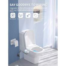 Bidet Fresh Water Dual Spray Kit Non Electric Toilet Seat Attachment Cold Wash Bathroom Decor Summer