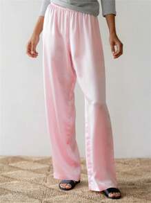 Women Pants - Pink - View 4
