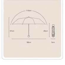 1 chiếc ô che mưa; ô che mưa du lịch di động; bề mặt ô che nắng hai lớp; họa tiết hai mặt; ô che nắng cho phụ nữ; ô trong suốt - Nhiều màu - Xem 2