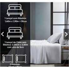 Printed Bed Sheet Set 4 Pieces 100% COTTON Single Double Queen King Palito Stitch - 灰色網格 - 查看 2