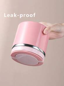 1 Pieza Recipiente térmico portátil para sopa Caja de Bento aislada con sello Envase de alimentos con asa Caja de almuerzo de gran capacidad de acero inoxidable para salidas, campamentos y viajes, 630/1000ml Taza térmica aislada para sopa Recipiente de alimentos de acero inoxidable para bento apto para microondas para la escuela