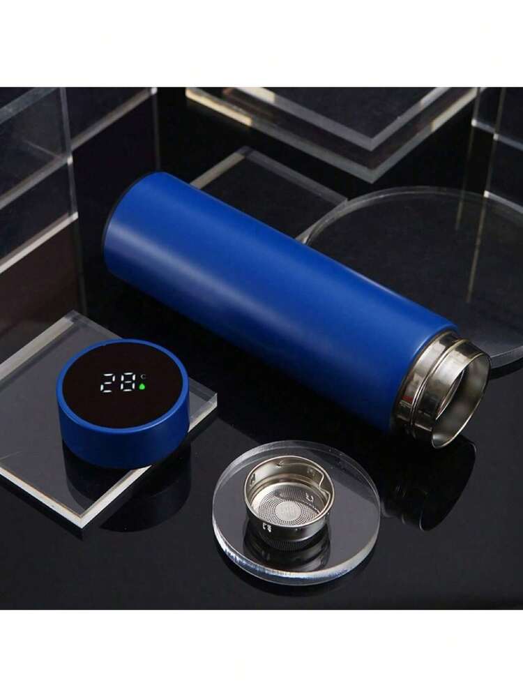 Personalized Football Team  Bottle With Led Digital Temperature Meter 500ml - Ngọn lửa đen - Xem 4