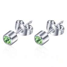 1 Paar rostfreie Stahlohrringe Piercings Nieten 4mm Hypoallergen für Piercings, Werkzeug-Sets, Geburtsstein Ohrstecker, Tragus, Knorpel Schmuck