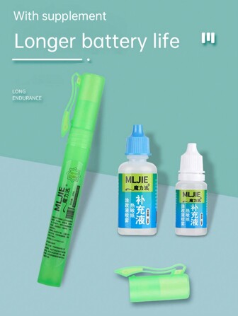 2pcs Upgraded Fast Erasable Thermal Paper Correction Fluid Spray, Private Printing Information Cover Correction Pen, Eraser And Correction Products,School Supplies,Back To School