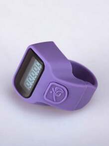 1pc/3pcs/5pcs Ramadan Electronic Finger Ring Counter, Silent Mini Colorful Rubber Tally Counter, Unisex (Assorted Colors)