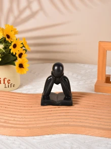 1pc Modern Minimalist Bookend, Abstract Family Of Three Decor, Suitable For Entryway, TV Stand, Cabinet, Etc. - Multicolor - View 8