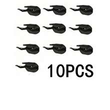 10pcs Hanging Storage Box, Wall Mounted Hat Rack, Adhesive Hat Hook, Wall Hat Hook, Door Hat Rack, Baseball Cap Rack, Household Black Plastic Hat Hook, Gender Reveal Party, Perfect For Birthdays, Weddings, Parties, The Perfect Gift For Colleagues, Friends, And Family, Back To School