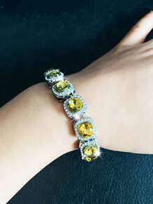 1 pieza Pulsera y collar de estilo cuadrado de vidrio de 12 mm de hombre al estilo europeo y americano, cadena de azúcar de piedra estilo hip-hop, accesorios de hombre, regalo de Año Nuevo, regalo del Día de San Valentín, regalo para mamá, madre, Día de la Madre