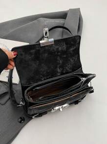 2025 New Fashionable Summer Crossbody Bag For Women, And Multi-Functional Small Square Handbag - Black - View 9