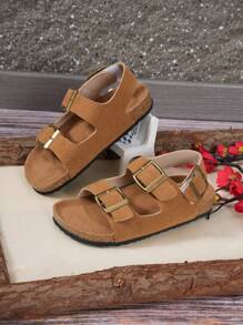 1 Pair Boys' Casual Fashionable Retro Summer Sandals