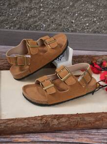 1 Pair Boys' Casual Fashionable Retro Summer Sandals