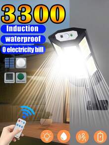 Newest Solar LED Light Outdoor Solar Lamp Of Motion Sensor 4 Mode Waterproof IP65 Solar Garden Light Street Yard Lanter