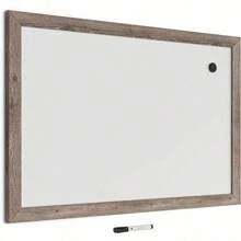 U Brands Decor Magnetic Dry-Erase Board, 36 X 24 Inches, Rustic Wood Frame - 1 - 查看 2