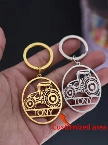 One Piece Custom Car Key Chain, Unique Personalized Off-Road Vehicle Name Tag Key Pendant, Decorative Jewelry Gift For Bags, Car Keys - Multicolor - View 1