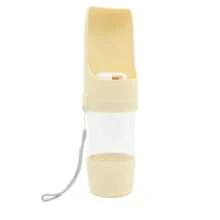 Portable Dog Water Bottle With Food Container Large Capacity Puppy Water Dispense Food Feeder Foldable Pet Drinking Cup