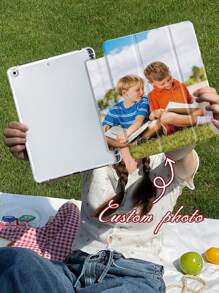 Personalisierte Schutzhülle für iPad 10. Generation, personalisierter Ledercase kompatibel mit iPad 7/8/9. Generation 10,2 Zoll, Galaxy Tab S7/S8 11 Zoll, Tab A7 Lite 8,7 Zoll, selbst gestaltete Tablet-Schutzhülle, schlicht, witzig, personalisiert, einzigartig, maßgeschneidert, ideales Geschenk für ihn, ideales Geschenk für sie, Freund, Freundin, Familie, Freunde, Großeltern, Paar, zum Geburtstag - Verschiedenfarbig - Übersicht 5