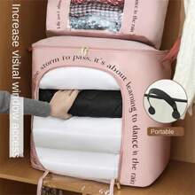 新款收纳袋大容量可收纳季节性衣服被子床上用品整理袋羽绒服防尘袋 - 彩色 - 查看 2