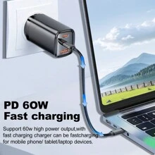OIITH 5 In 1 PD 60W Snel Oplaadkabel Multifunctionele Mini Data Kabel Kit Met Opbergdoos, Inclusief USB Opladen, Data Kabel, Adapter, Pin, SIM Kaarthouder, Data Kabel Opslag, Siliconen USB Type-C Oplaadkabel Set Met Gegevensoverdracht En Kaart Opslag - MFI Gecertificeerd, Bliksem Snel Opladen Compatibel Met IPhone/Android/Micro, Tablet, USB Naar Lightning, USB C Naar USB C, USB-C Naar Micro
