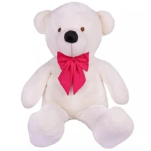 Urso Baunilha com Laço Pink