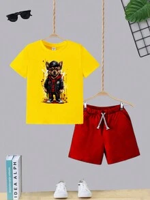 Tween Boys Sets - 黃色 - 查看 1