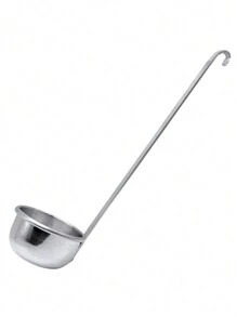 3 Serving Ladles 8 Cm In Diameter, Made Of Aluminium, 33 Cm Long, Excellent Quality And Durability. - Light Grey - View 4