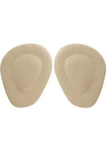 1 Pair Unisex Transparent Silicone Heel & Forefoot Cushion Pad For Comfy & Fashionable Shoe Insert