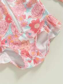 Newborn Baby Swimwear - Pink - View 6