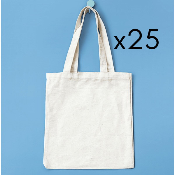 25 Bolsas Tote Bag Manta Cruda 100% algodón, Bolsa Ecologica, Bolsa de regalo para personalizar, Bolsa para boda, Bolsa para recuerdos, Bolsa para serigrafia, Bolsa de publicidad, Paquete de bolsas promocionales, Bolsas para accesorios, Bolsas para supermercado, Bolsa reutilizable, Bolsa de compras, Bolsa de playa, Bolsa para eventos, Bolsa para festivales, Bolsa de almacenamiento, Bolsa fabricada en México