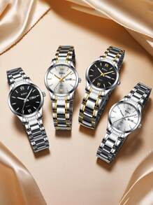 BIDEN Women's Luxury Elegant Waterproof Luminous Date Quartz Watch - one-size - View 11