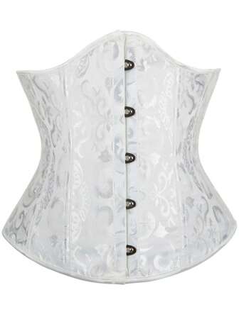 1 件女士束腰紧身胸衣，塑身女士束腰带配饰，适合女士礼服西部牛仔女牛仔乡村服装复古白色腰带女士束腰带，腰部训练器，塑腰，瘦腰收腹，万圣节服装