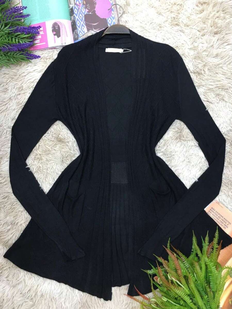 Cardigã em modal Importado com bolsos. Kimono/sobretudo tamanho único 36 ao 46.