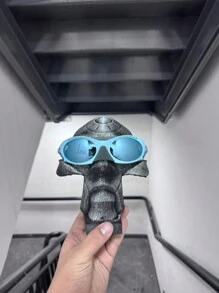 Plantaris Unisex Sunglasses Come With Removable Nose Pad - Blue - View 1