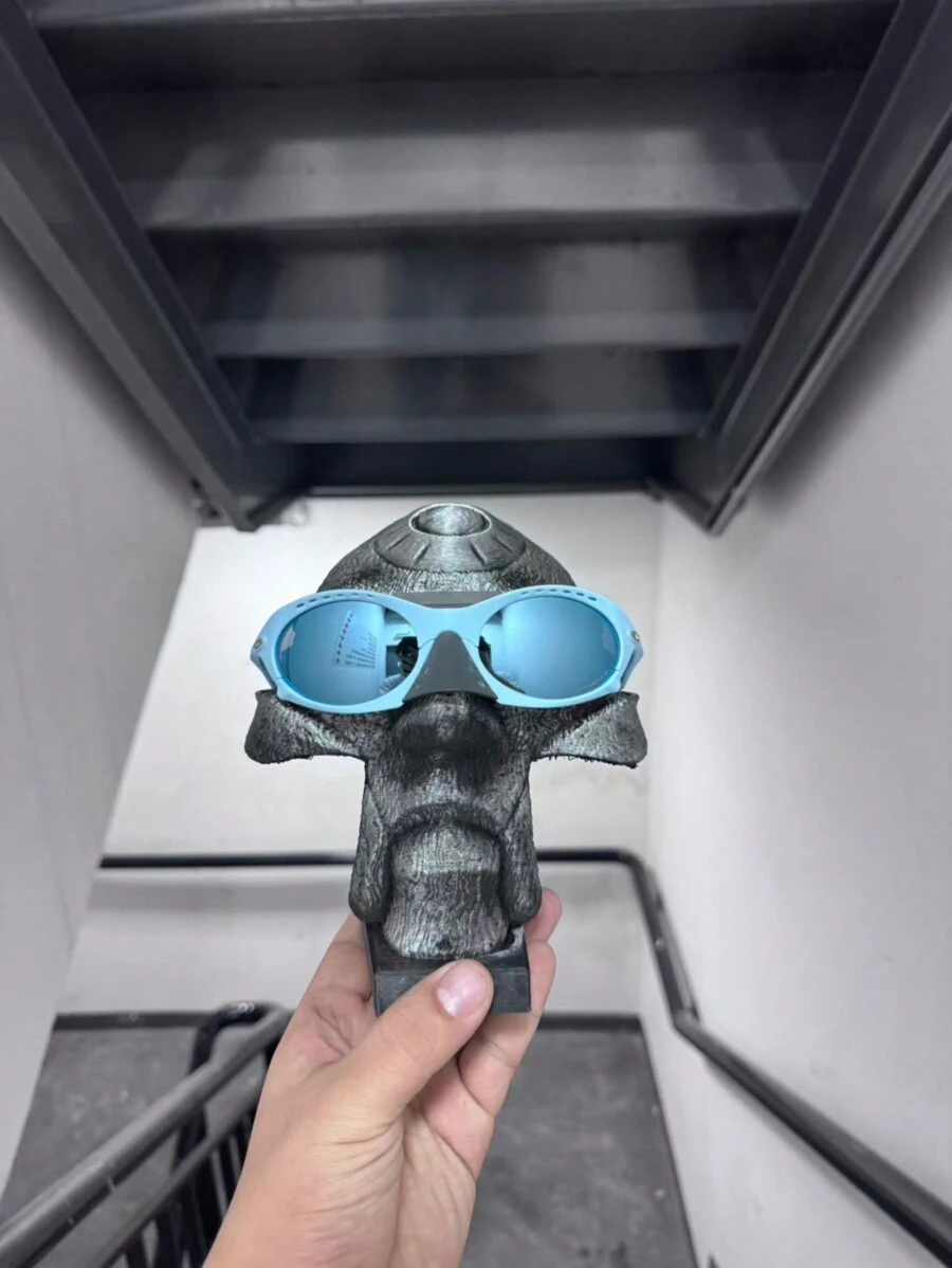 Plantaris Unisex Sunglasses Come With Removable Nose Pad - Blue - View 1