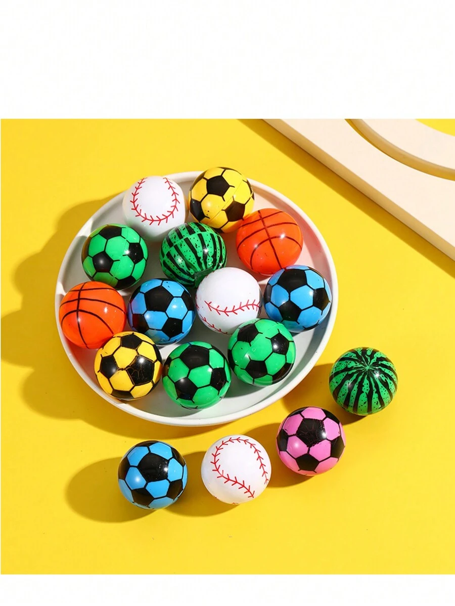 1pc Creative Cute Colorful Football Pencil Sharpener, Cartoon Design Single Hole Plastic Pencil Sharpener,Back To School - Multicolor - View 1