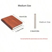 1 szt. Drewniana lampka LED do książek, 3 opcje kolorystyczne, odpowiednia na święta, urodziny, prezent dla dziewczyny, lampka nocna ładowana przez USB, walentynki, świąteczny prezent-niespodzianka - czerwonawo-brązowy - Zobacz 12