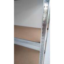 Anaquel Organizador Estante Metálico 5 Niveles de Almacenamiento Uso Rudo Anaqueles Metálicos para Tienda Estante Organizador Estante Metalico Resistente - 1 - Ver 7