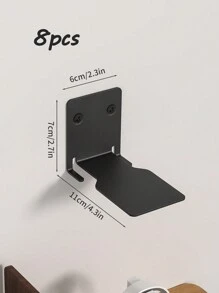 1/2/4 件套现代隐形悬浮书架，壁挂式多功能储物架，适用于家庭、办公室和书房 - 无需用电 - 彩色 - 查看 20