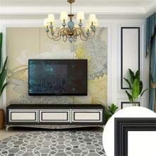 1 件 1 米/2 米 PVC 柔性墙面装饰条和椅子扶手即剥即贴自粘面板装饰条 | DIY 家居背景墙装饰