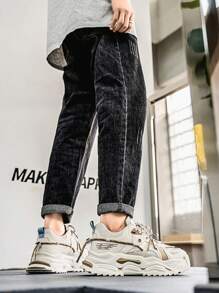 Fashionable Casual Men's Sneakers, Thick Sole Chunky Sneakers, Breathable Mesh Inserts, Chunky Sneakers, Suitable For Teens, Casual Wear, Outdoor Activities, Vacation Travel, Gifts For Graduation Or Birthday