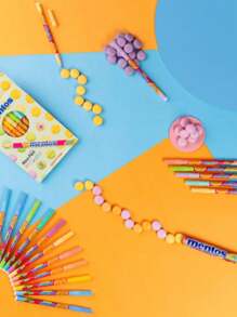 Mentos Scented Compactor Neo Pen Pastel 12 Colors - 彩色 - 查看 3