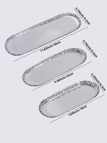 1 件不锈钢椭圆形调色板托盘配件普通珠宝收纳托盘，房间，家居，卧室，浴室，房子，粉色房间，客厅装饰，旅行用品，礼品袋，礼品餐桌装饰，木制托盘，旧钱风格，花瓶，盘子，木制托盘，盘子，咖啡桌，装饰托盘，餐桌装饰，家居装饰品，黑色装饰品，沙发扶手托盘，波西米亚风格，适合假日海滩，浴室系列，卧室系列，大容量 - 彩色 - 查看 19