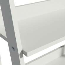 Madesa Mueble Biblioteca Librero con 4 Niveles - Blanco