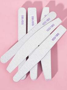 10/20pcs Nail File: 100/180 Coarse/Gritty Nail File Plates, Zebra Pattern Double Sided Washable Coarse Nail File For Removing Acrylic Nails And Nail Extensions Nail Care Nail Care Set Salon Home Use (Oval, Rhombus, Half Moon)