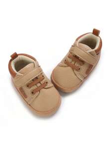 Infant Infant Boy PU Leather Casual Shoes, Soft Anti-Slip Sneakers For 0-1 Year Old, Spring/Autumn - Apricot - View 4